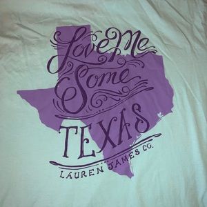 teal lauren james t-shirt